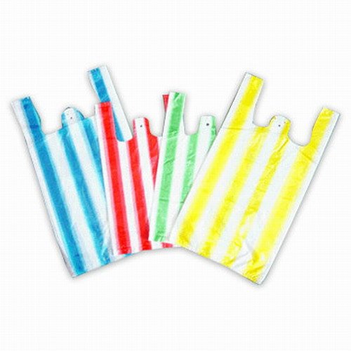 bolsas tipo camiseta dos colores